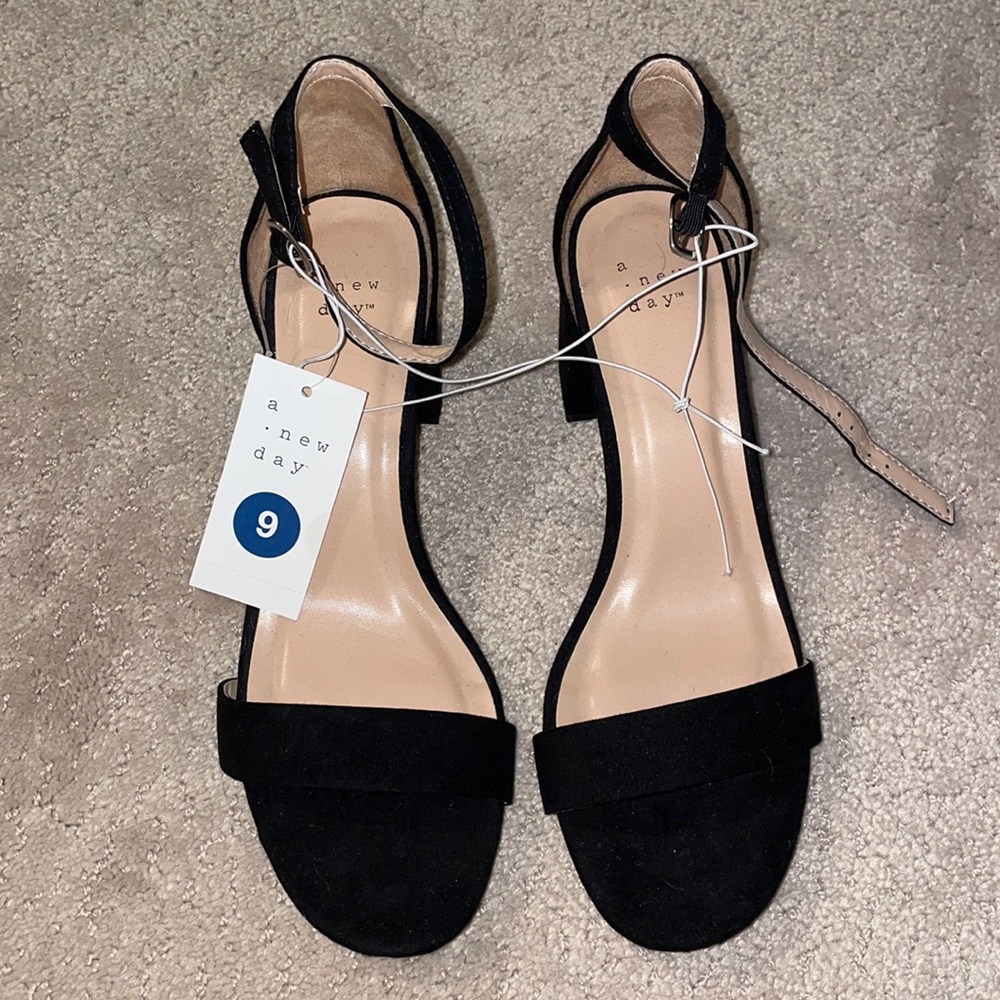 Black Block Heels